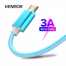 Быстрая зарядка USB кабели микро-USB кабель Android мобильного телефона синхронизации данных Зарядное устройство кабель для Samsung A7 S7 для Xiaomi 1 м/2 м/3 м шнур