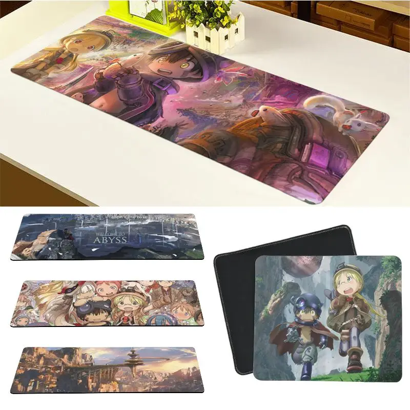 Maiya Top Quality Made In Abyss Anime Large Mouse pad PC Computer mat Free Shipping Pad Keyboards Mat | Компьютеры и офис