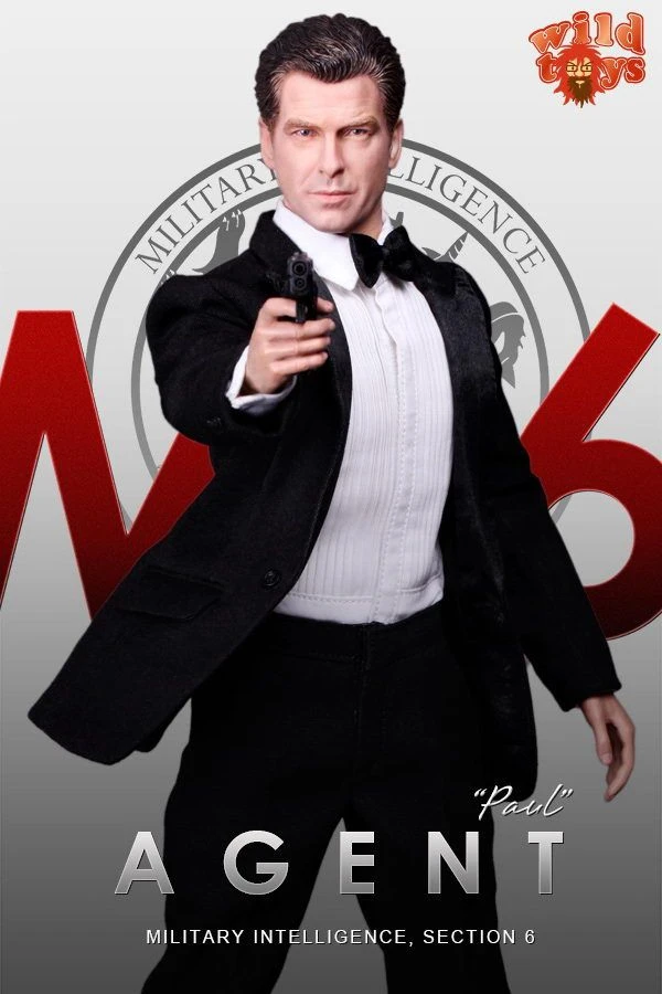 Дикие игрушки WT21 Британский MI6 агент пол 007 1/6 фигурка