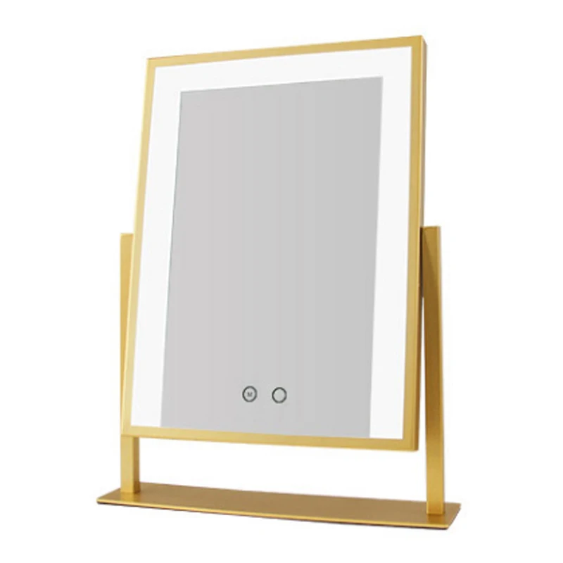  Hollywood Mirror Led Lighted Makeup Mirror Strip Lights Cosmetic Travel Touch Control Design 10x Ma - 33020182955