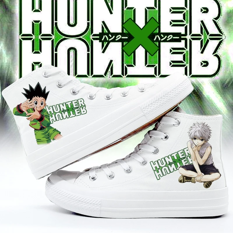 Hunter X Hunter Gon Freecss Cosplay Schuhe Hunter X Hunter Killua Zoldyck Seil Sohlen Schuhe Casual Leinwand Schuhe Grosse 35 44 In Stoc Aliexpress