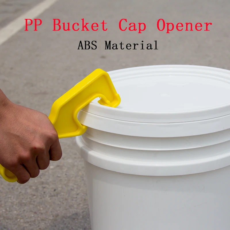 

New Arrival HDPE Plastic Bucket Pail Paint Barrel Lid Can Opener Opening Tool For Home Office Color Random