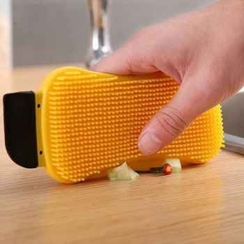 

3In1 Multi-function Magic Unlimited Silicone Sponge Clean Eco-Friendly Brush Dish Washing Kitchen Scrubber