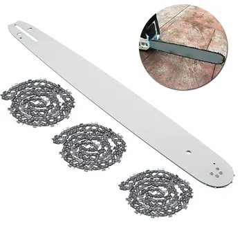 

20 Inch Chainsaw Guide Bar with 3pcs Saw Chain 3/8 72DL 63" For STIHL MS290 MS291-310-340-360-380-391-440