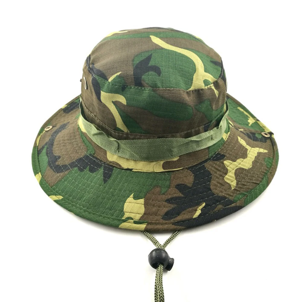 Мужская камуфляжная хлопковая кепка с принтом для охоты, рыбалки, отдыха, унисекс, с широкими полями, военная Кепка - Цвет: 3