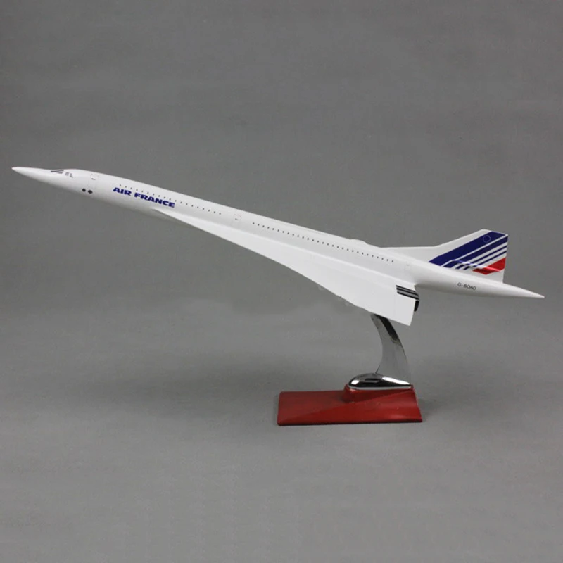 47 см 1:124 самолет Concorde Air Франция британская авиация один пассажирская авиакомпания модель пластиковая Смола самолет для сбора дисплей