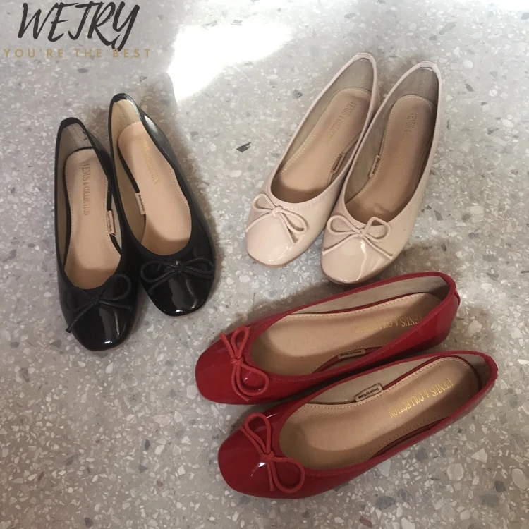 

35-43 Espadrilles shoes woman European famous brand ladies flats silk bow-knot espadrilles big bow shoes pointed toe flats shoes