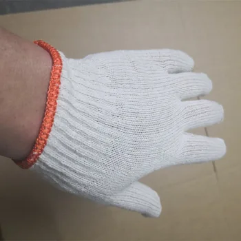 

Labor protection yarn gloves, cotton thread, white thread, site driver, auto repair work gloves