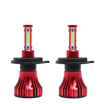 

4 Side 16000 Lumens COB 100W H7 H4 Hi lo H11 H8 HB4 HB3 HIR2 H1 Car LED Headlight Bulbs Auto Lamp Fog Lights 12V 24V