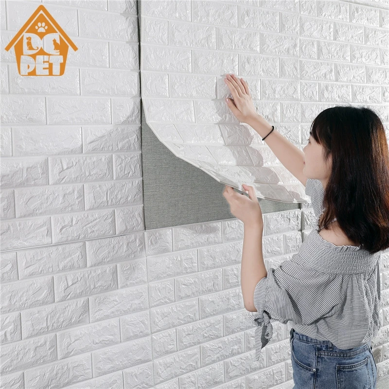 

DIY Self Adhesive 3D Wall Stickers Bedroom Decor Foam Brick Room Decor Wallpaper Wall Decor Living Wall Sticker For Kids Room