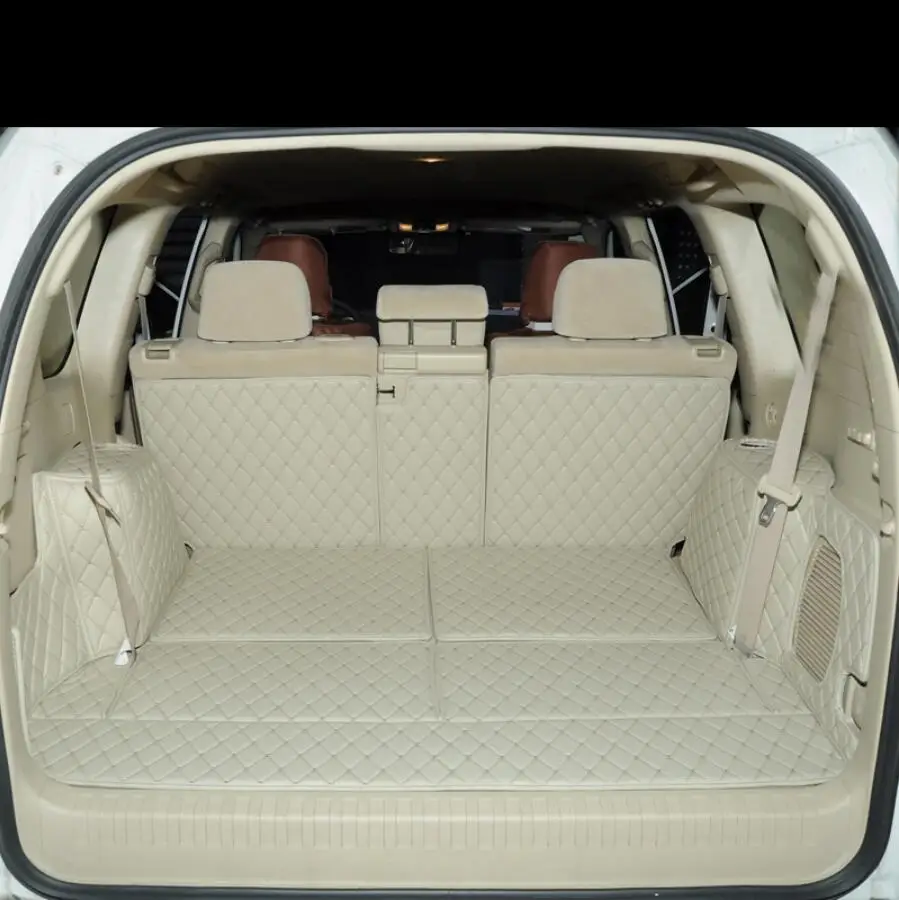 Для волокна кожи багажник автомобиля коврики Брюки Карго Для lexus gx460 2009 2010 2011 2012 2013