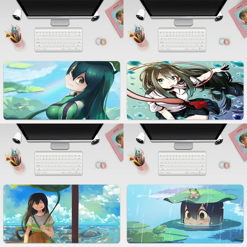 Игровой компьютерный коврик для мыши Tsuyu Asui My Hero моя геройская академия большой