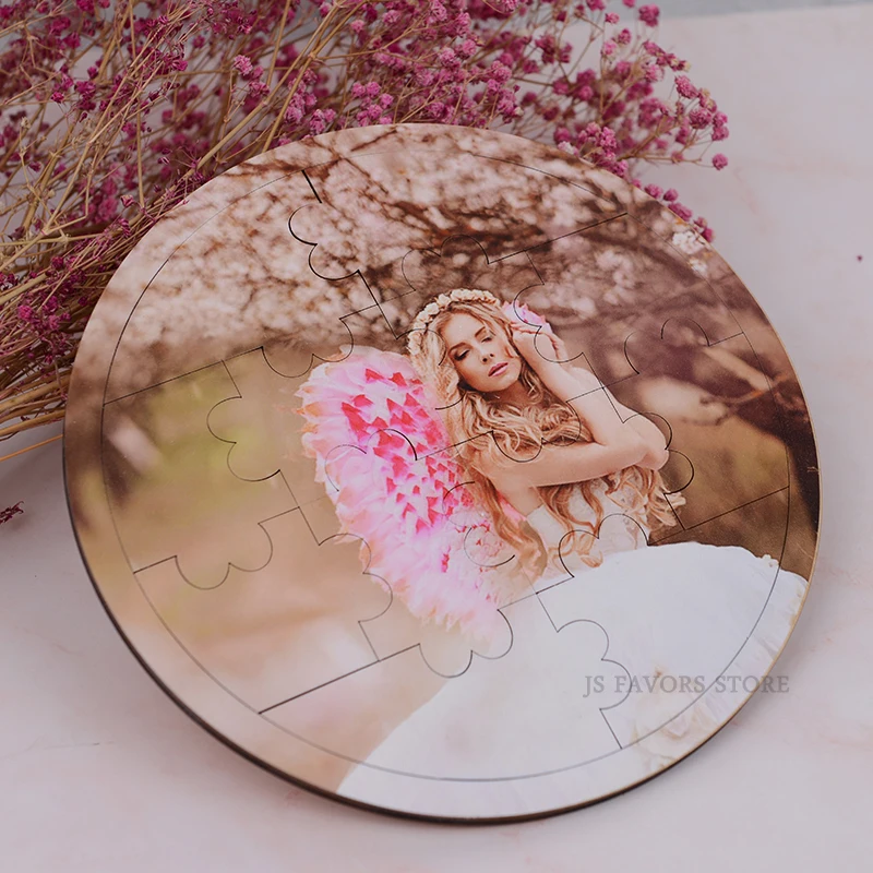 Free shipping 1pcs Personalized wood custom photo party Background or game props photograph Wedding car house decoration as gift