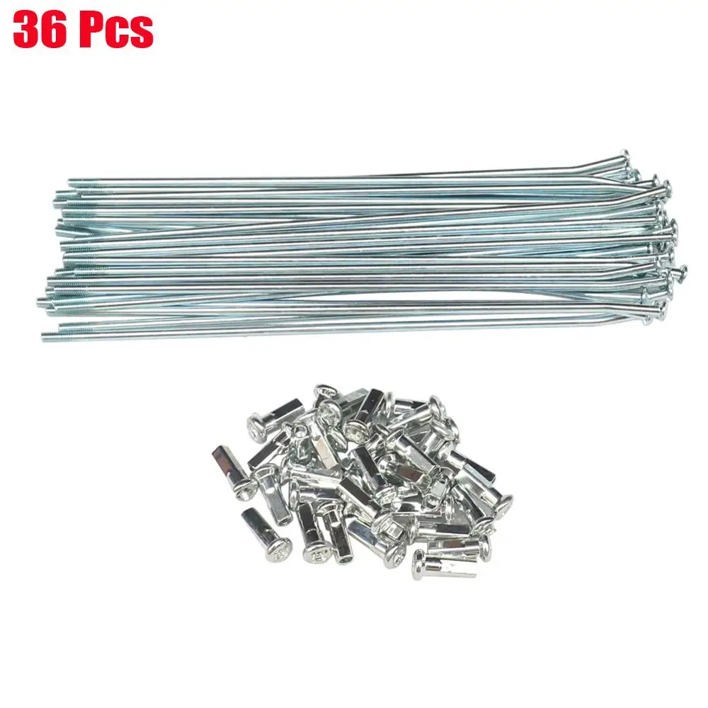Electric Bicycle Spokes + Nipples dirt bike wheel spoke 8G Diameter 3.5mm Length 200-245mm 36pcs/Lot