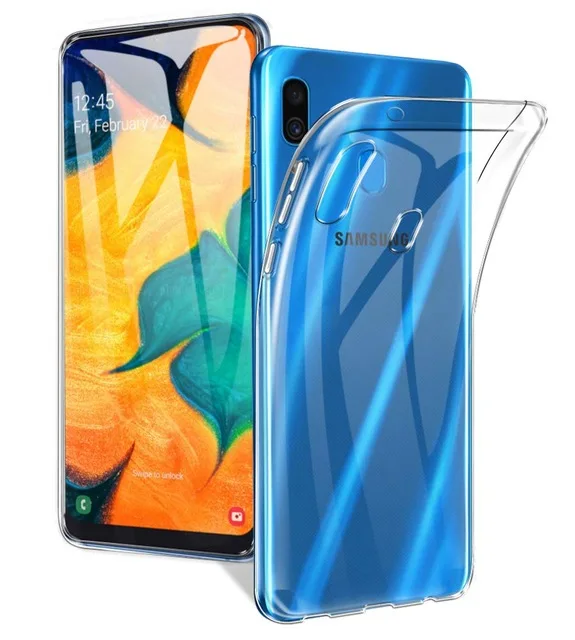 Прозрачный Ультратонкий Мягкий ТПУ чехол для samsung Galaxy A90 A80 A70 A60 A50 A40 A40s A30 A20 силиконовый чехол