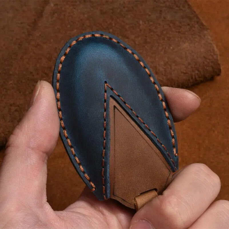 In Pelle di Cavallo pazzo Copertura Della Cassa Chiave Dell'automobile Caso Chiave per Infiniti FX35 FX37 FX50 G25 G35 G37 JX35 M35 M37 m45 Q70 Accessori - Hfedcb980ebd94a7897867de4d732ab73f