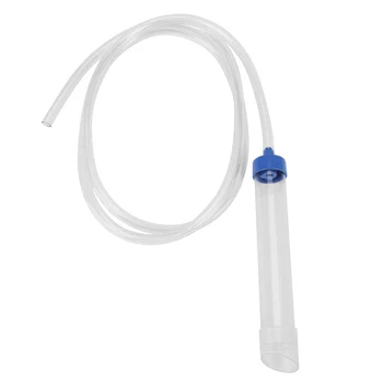

Aquarium Manual Water Changer Gravel Cleaner Siphon Tube Fish Tank Cleaning Tool Suitable For Small Sized Aquarium Long Pipe