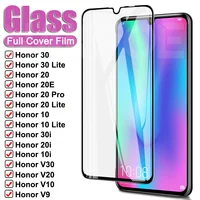 9D Volle Schutz Glas Für Huawei Honor 30 20 Lite V30 V20 V10 Gehärtetem Glas Honor 10 9 Lite 20E 30i 20i 10i Screen Protector