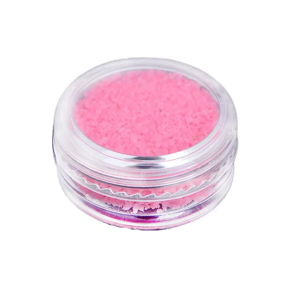 BeautyBigBang 8 цветов, пудра для дизайна ногтей, Сияющие частицы песка с флуоресцентным камнем, мелкий гравий, украшение для ногтей, блестящий камень - Цвет: RE