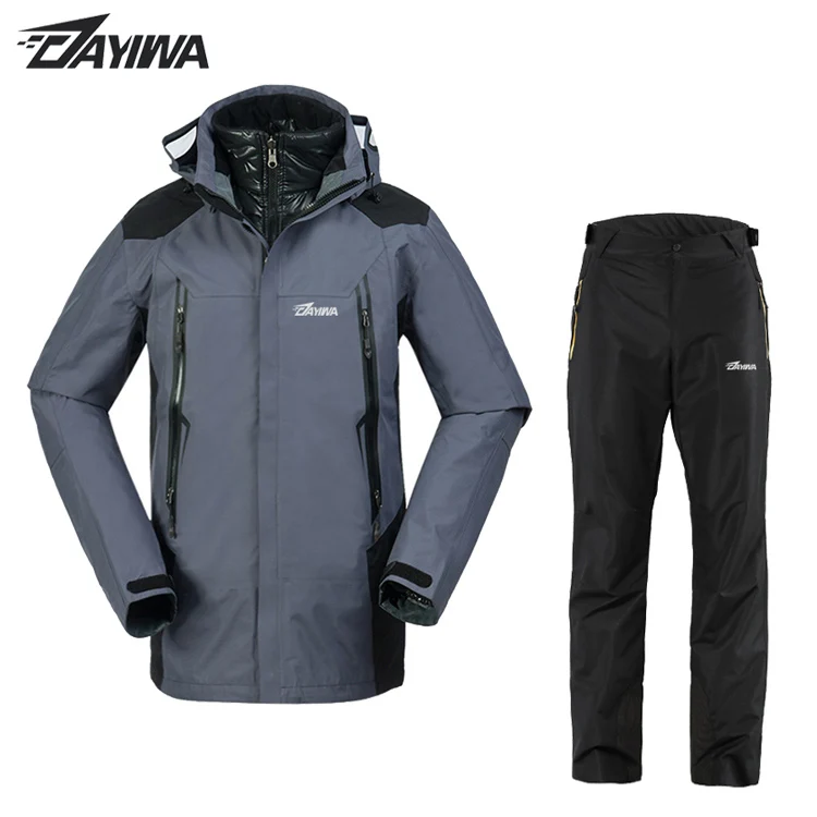 

1 Set Dayiwa New Warm Fishing Clothing Sets Men Waterproof Windproof Hiking Clothes Set Outdoor Sport Wear Winter Fishing Coat