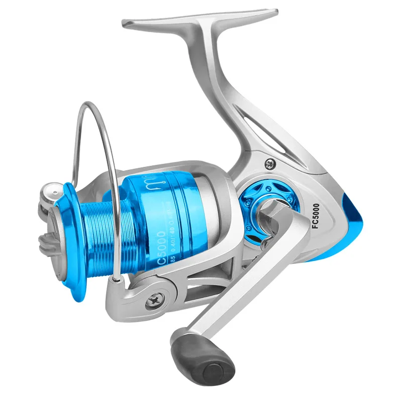 

10 Ball Bearing 5.2:1 Zinc alloy fishing wheel FC 1000-6000 beginner level Long shot Spinning wheel Anti seawater corrosion reel