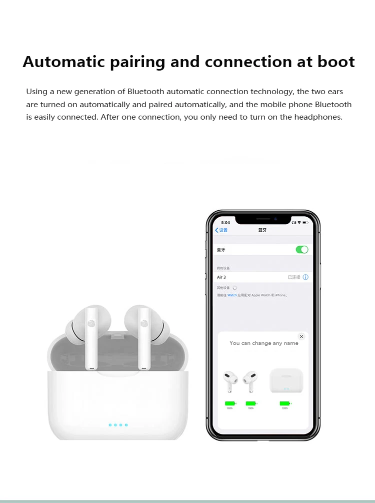 Mini TWS TRUE Wireless Bluetooth 5 0 Stereo Earbuds Earphone 9D Noise Reduction for Huawei Xiaomi Gaming Sport HiFi Headphone