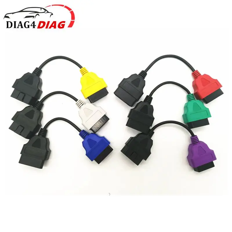피아트 ECU 스캔 멀티ECUScan OBD2 케이블 커넥터, LANCIA 자동 OBD 2 진단 도구, 도매 최저 가격