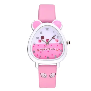 

Cartoon Children Watch Two Little Ears Lovely Cat Children Watch Belt Cartoon Gift Kids Watches