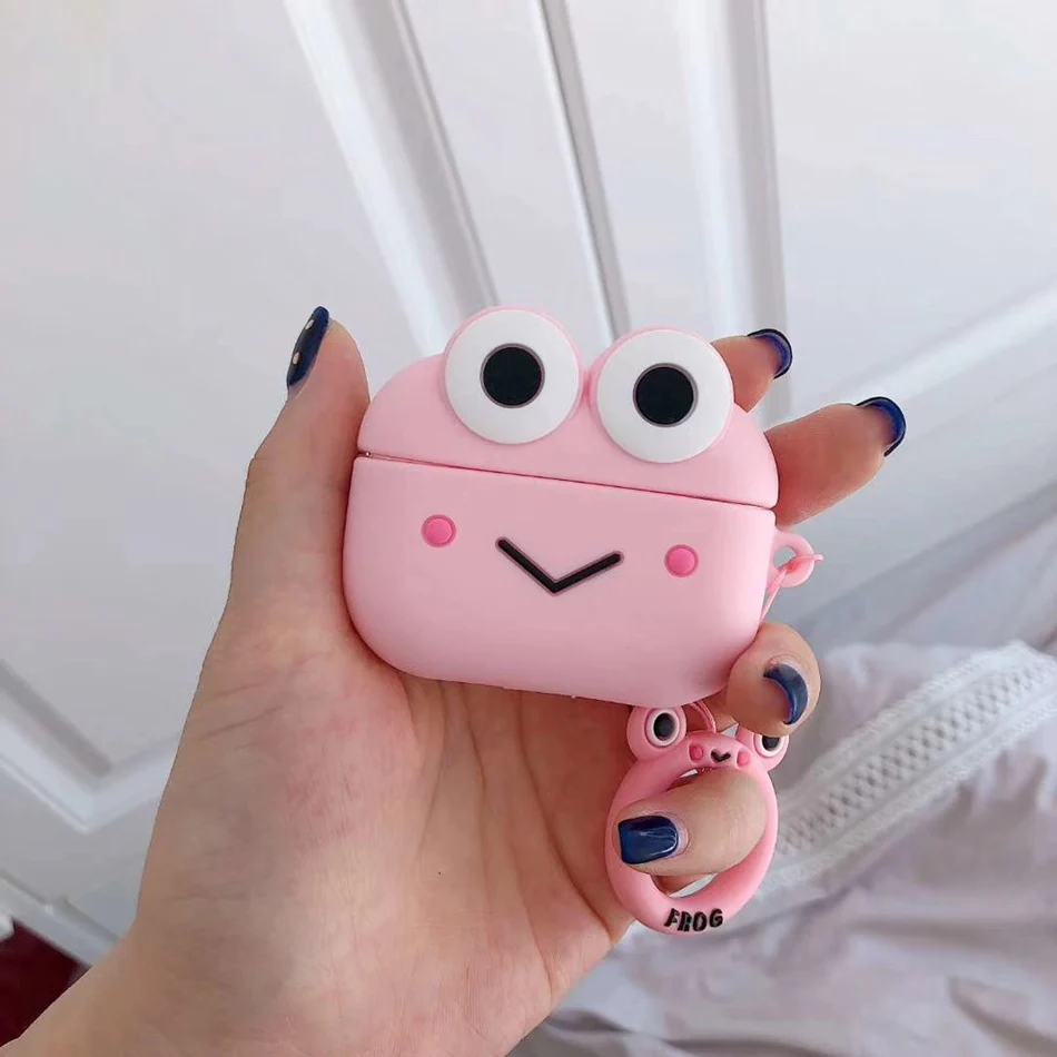 EJP029B 3D чехол для наушников для Airpods Pro Чехол Силиконовый Медведь Кролик поросенок Мультяшные наушники/Earpods чехол для Apple Air pods Pro 3 чехол кошка - Цвет: EJP029B