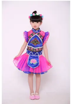

Miao Clothes Chinese Folk Dance Children Miao Dance Costumes Hmong Clothing Stage Costume Traditional Chinese Dance Costume