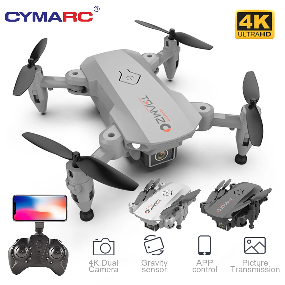 L23 Mini Drone 4K Professional HD Дроны с двумя камерами WiFi FPV Высота Сохраняет складной