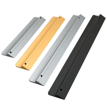 

10pcs/lot Aluminum Alloy Cabinet Handle Gold/Black/ Silver/Gray Closet Handle Drawer Pulls Furniture Hardware Free Shipping