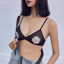 Лидер продаж, комплекты женского нижнего белья с вышивкой в виде ананаса, тонкие чашки, дышащие прозрачные дамские бюстгальтеры и трусики, комплект нижнего белья