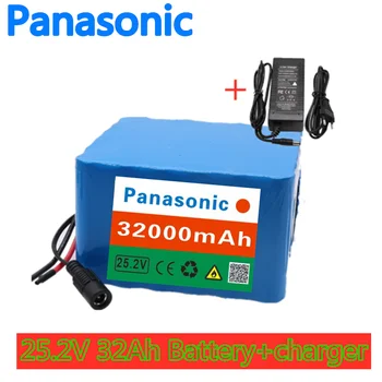 

Panasonic 24v 32ah 25.2v 6S6P lithium battery pack batteries for electric motor bike scooter ebike with bms +25.2V charger