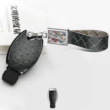 

Car Key Case Cover For Mercedes Benz C Class c200l/GLC/GLA200 CLA E-class W205 GLC GLA GLK Accessories Key Shell Bag Protective