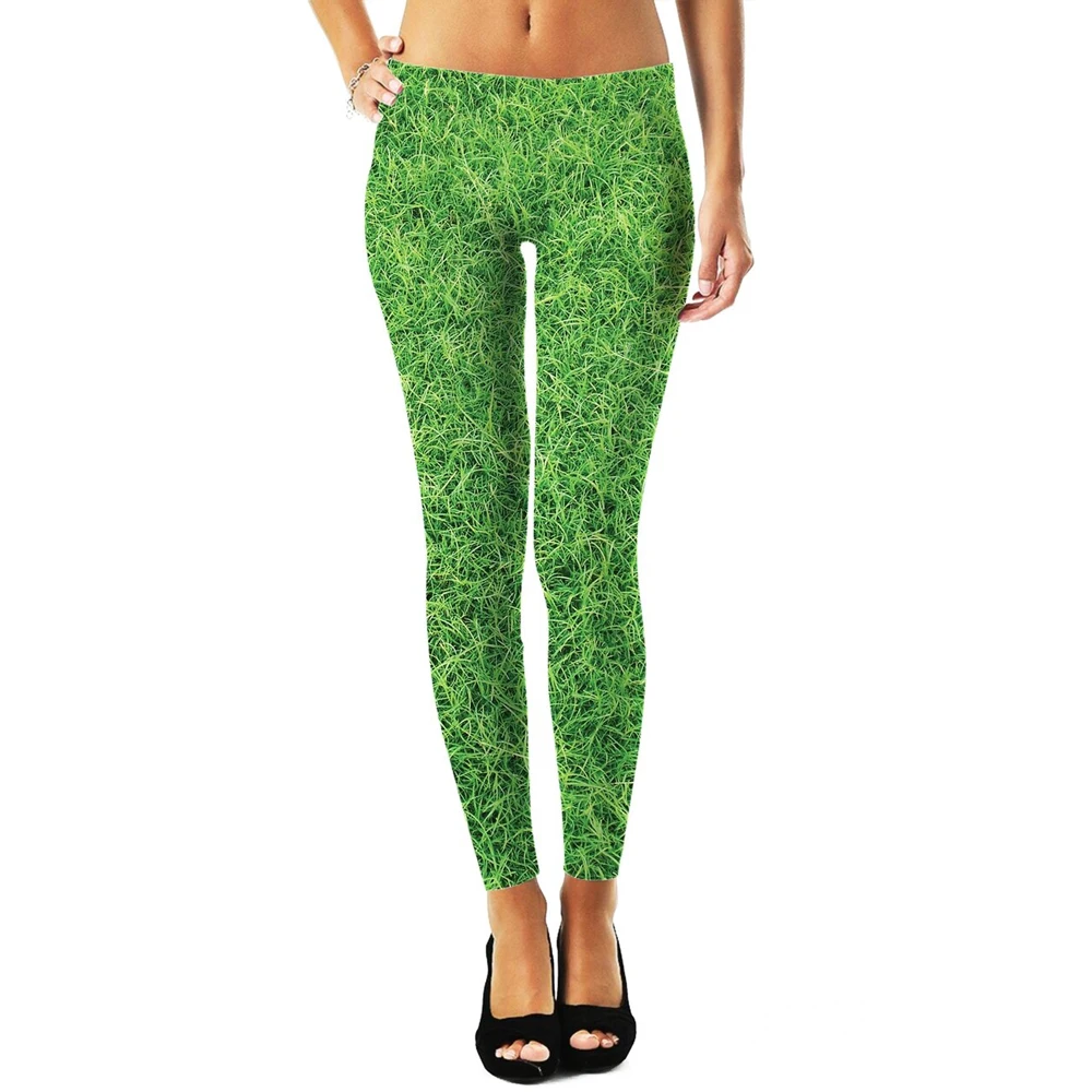 Women Leggings Fashion 3D Digital Printing Weed/Palm Trees/Sunflower Leggings Sexy Elastic Female Skinny Leggings Gothic DDK3 - 4