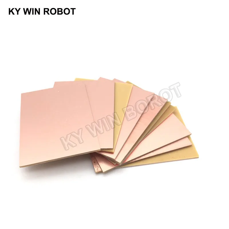 10pcs PF PCB Single Side Copper Clad plate DIY PCB Kit Laminate Circuit Board 5x10cm