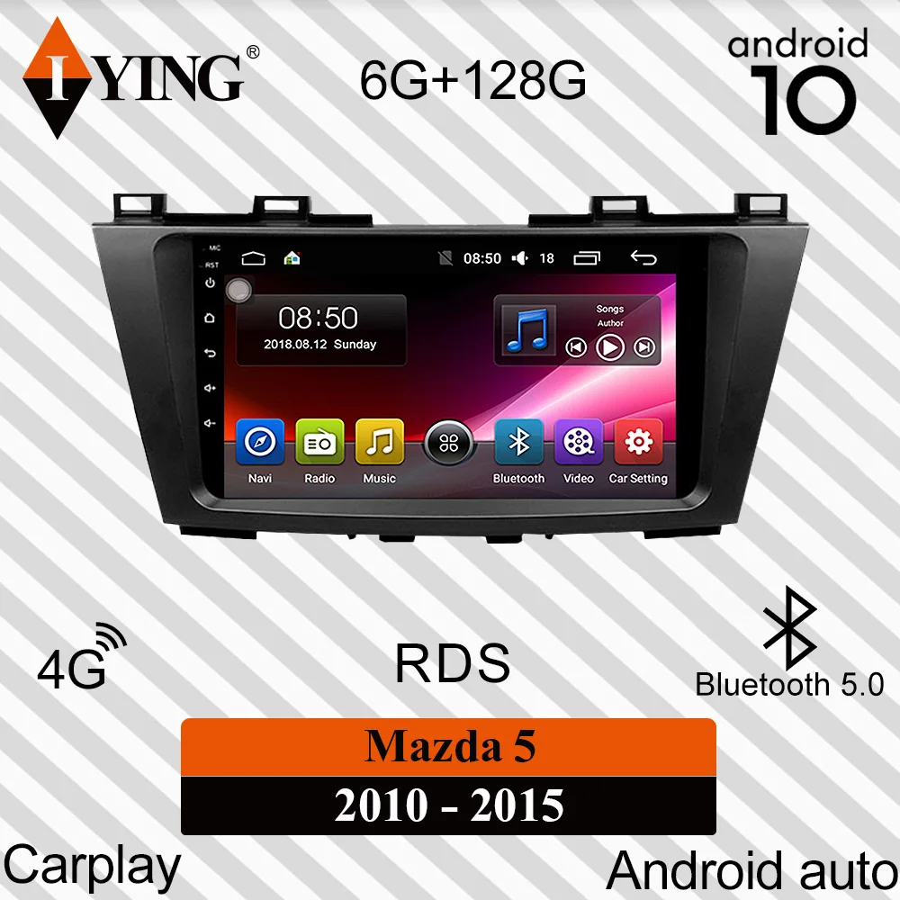 Автомагнитола IYING для Mazda 5 3 CW 2010-2015 мультимедийный видеоплеер навигация GPS Carplay DSP