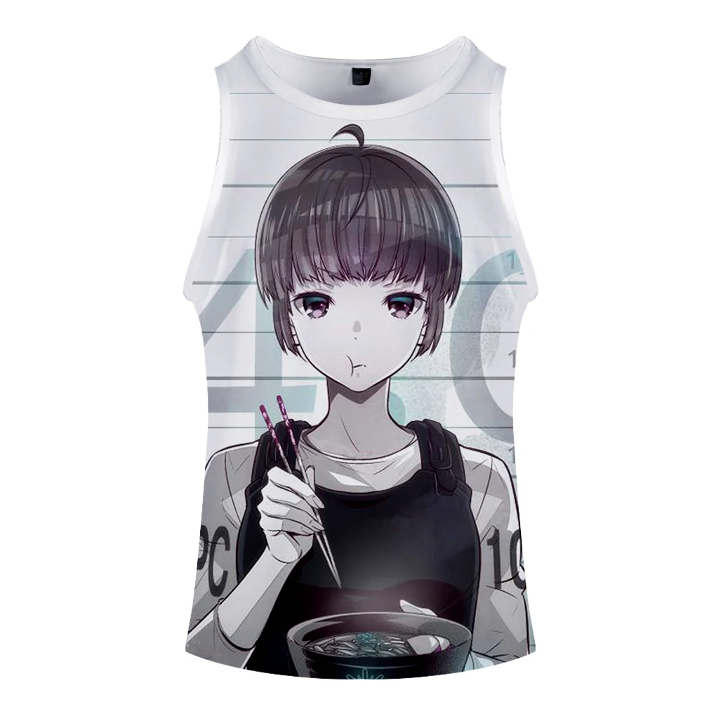 Psycho-Pass майка с 3d принтом модная крутой Баскетбол хипстер удобная летняя с круглым вырезом летняя без рукавов для мужчин/женщин