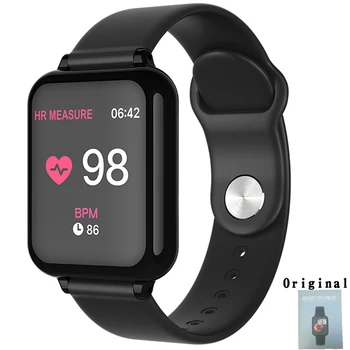 

B57 Smart Watch Waterproof Sports Bracelet For iPhone phone Smartwatch Heart Rate Monitor Blood Pressure Functions For Women men
