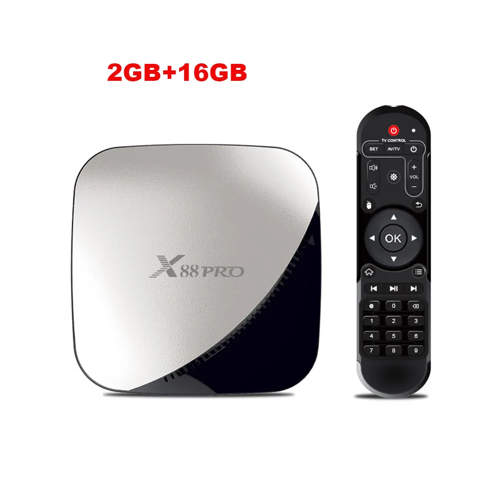 SZILBZ X88 PRO RK3318 4 Гб 64 ГБ Android tv Box 9,0 Dual Wifi HDR 4K Smart tv Box X88PRO медиаплеер телеприставка - Цвет: 2GB16GB