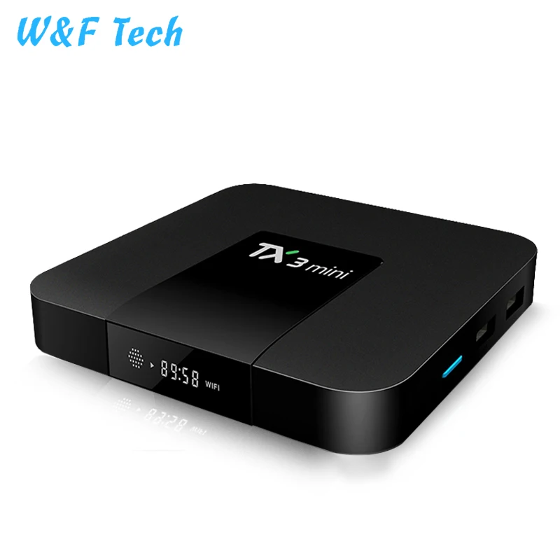 TX3 Мини Android 7,1 tv Box Smart tv H2.65 IP tv 4K телеприставка Мультимедийный проигрыватель с IPTV Amlogic S905W 2G 16G Tanix box