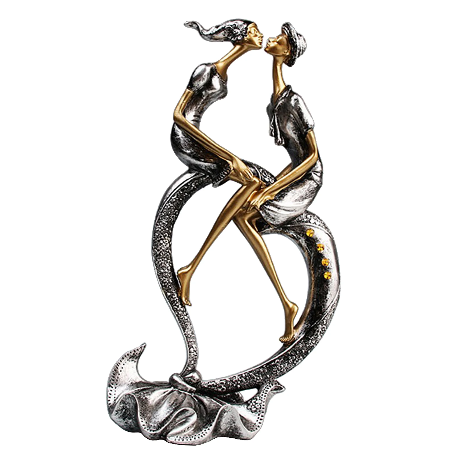 Kiss Couple Lovers Statue Resin Figurine Ornament Sculpture Art Craft For Home Decoration resin ornaments,resin crafts,miniature couple ornament,resin wedding buttons