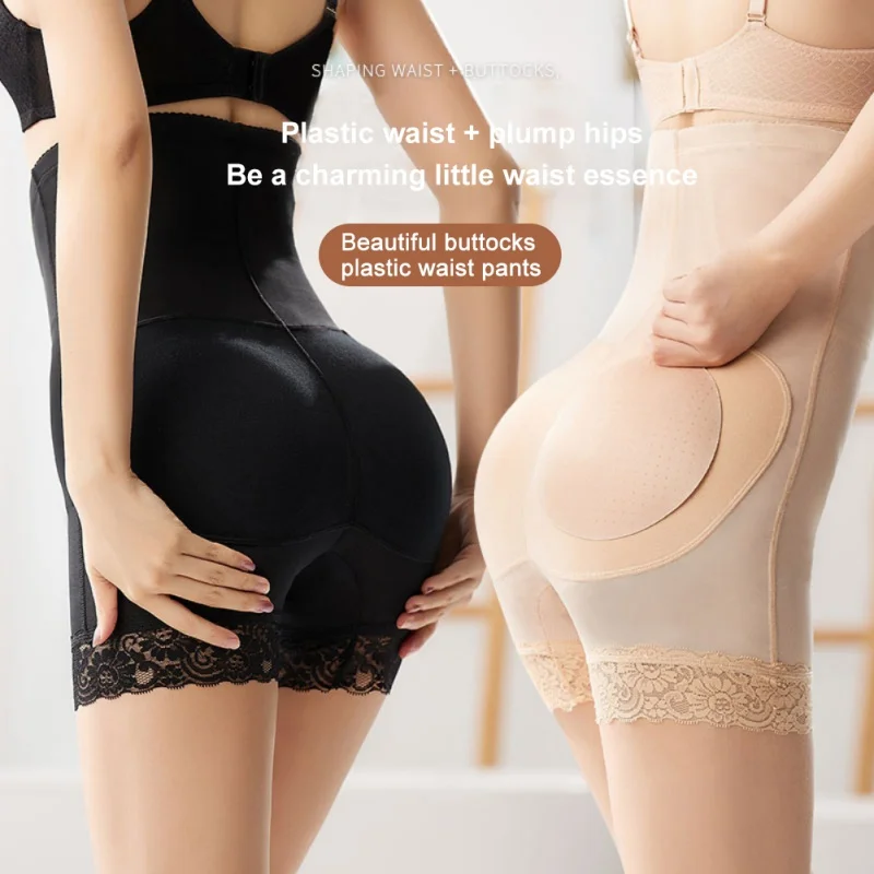 

Push Up Body Shaper Women Underwear Pads Control High Waist Hip Enhancer Booty Shapewear Padded Butt Lifter M