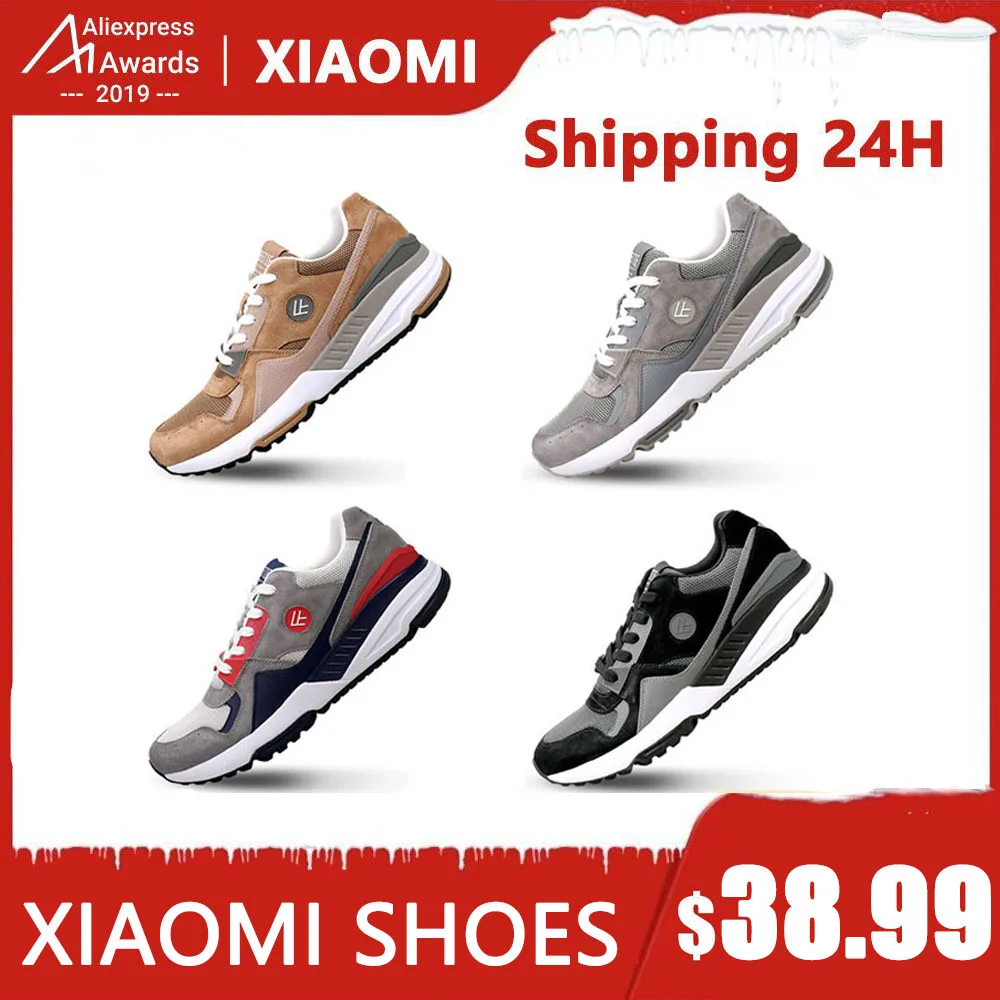 

Original Xiaomi Mijia FREETIE Retro Sports Shoes Comfortable Wearable Breathable Run Shoes High elasticity Net surface for Men