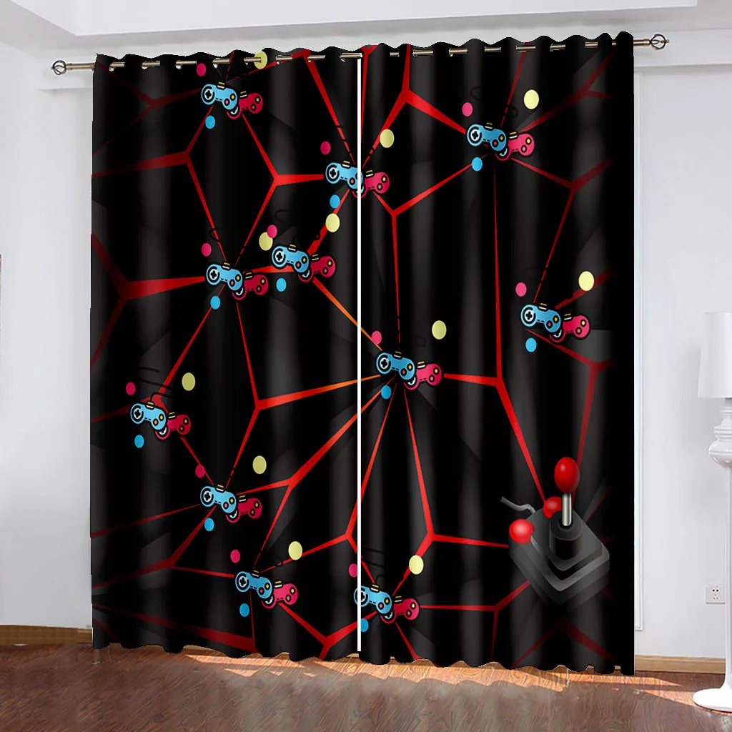 

Children's Games Curtain Decorations Living Room Curtains Bedroom Blackout Curtains Cortinas Para La Sala Cortina Cocina