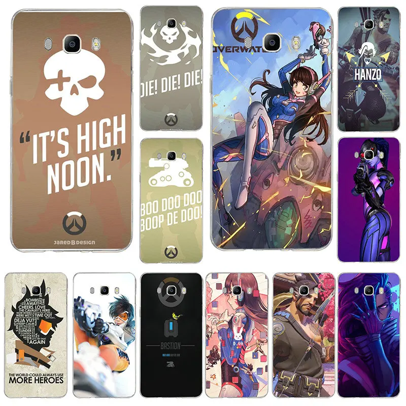 Overwatchs OW жнец рейнхардт для samsung Galaxy J3 J4 J6 J8 A7 A8 A9 2018 A10 A20 A30 A40 A50 A60 A70 A80 A90 мягкие чехлы