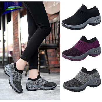 

Damyuan Platform Shoes Fashion Spring Autumn Buty Damskie Ladies Flat Shoe Leisure Breathable Loafers Comfortable Sneakers