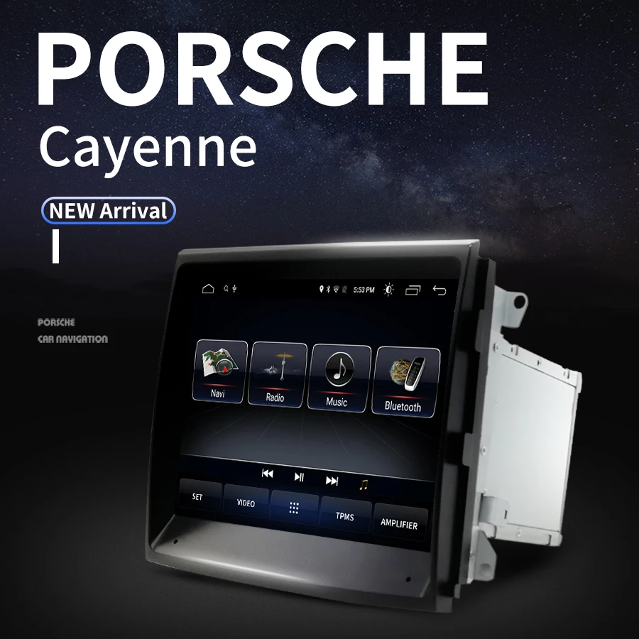 Восьмиядерный 4 Гб ОЗУ 128 ПЗУ Android 10 0 GPS для Porsche Cayenne 2003-2009 9 дюймов навигация 2Din