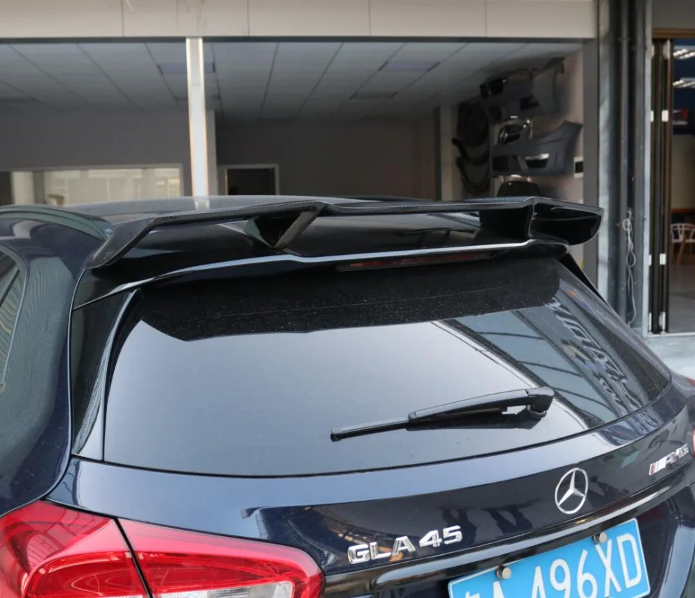 Углеродное волокно заднего крыло багажника выступ Спойлеры подходит для Benz W156 X156 GLA45 GLA-CLASS GLA180 GLA200 GLA220